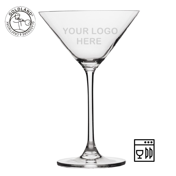 Hand Made Clear Crystal Cocktail Martini Glass