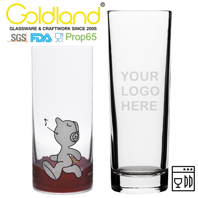 Clear Tempered Drinking Glass Highball Glass Tumbler