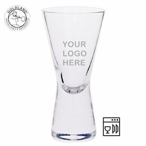 Handgemachtes schweres Basis-Wodka-Glas Clear Spirit Glass