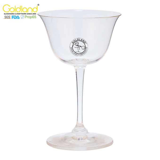 Benutzerdefinierte klassische kristalline Martini-Gläser