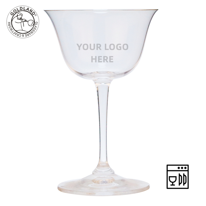 Custom Classic Crystalline Martini Glasses