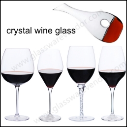 Italian Style Crystal Burgundy Wine Glass