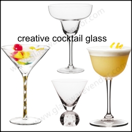 crystal martini glass