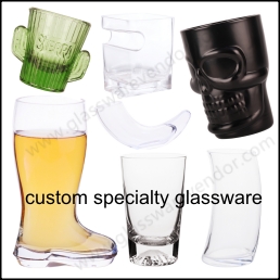 colored bubble glass stemless tumbler