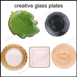 12-inch Round Glass charger Plate