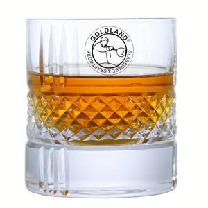 Verres à whisky en cristal taillés à la main sur mesure