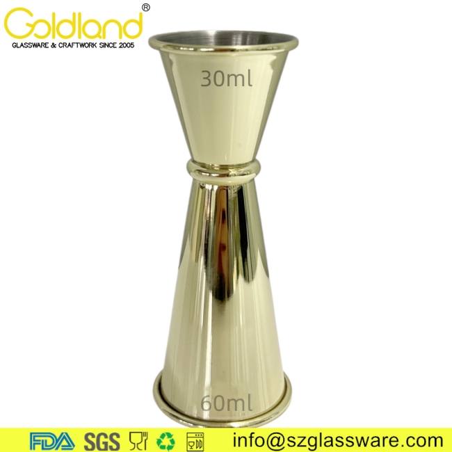 Double Cocktail Jigger Custom 304 Stainless Steel Jigger Barware Tools