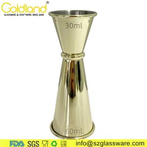 Double Cocktail Jigger Custom 304 Stainless Steel Jigger Barware Tools