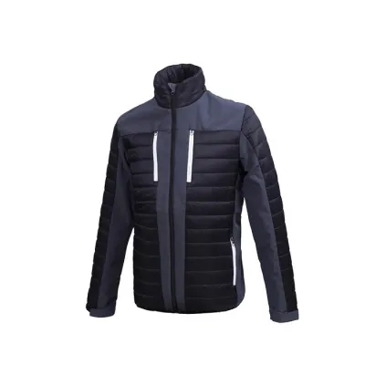 Capispalla in piumino ibrido nero