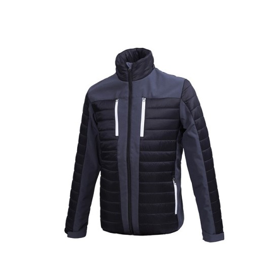 Black Hybrid Down Outwear