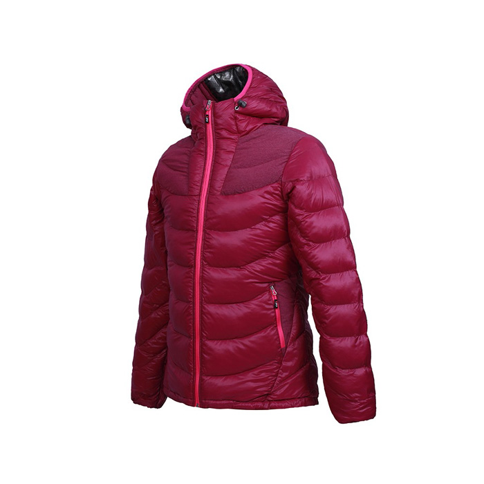 sliver duck down jacket