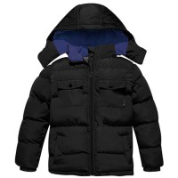 Børns vandtætte og vindtætte quiltede dunjakker