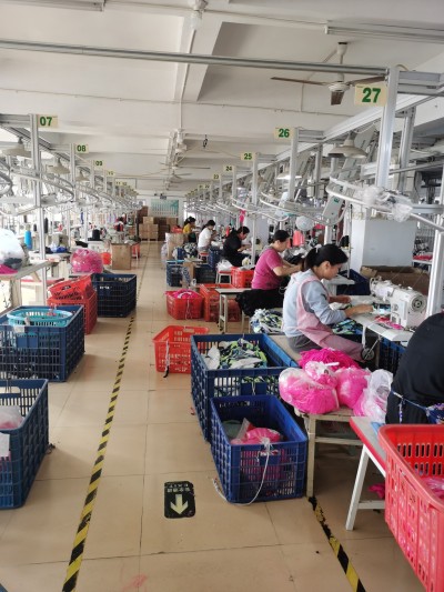 inspect swimwear in workshop