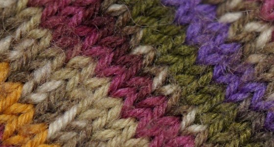 Пряжа при формировании трикотажного полотна