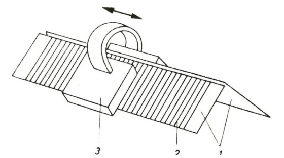 Игольное ложе вязальной машины
