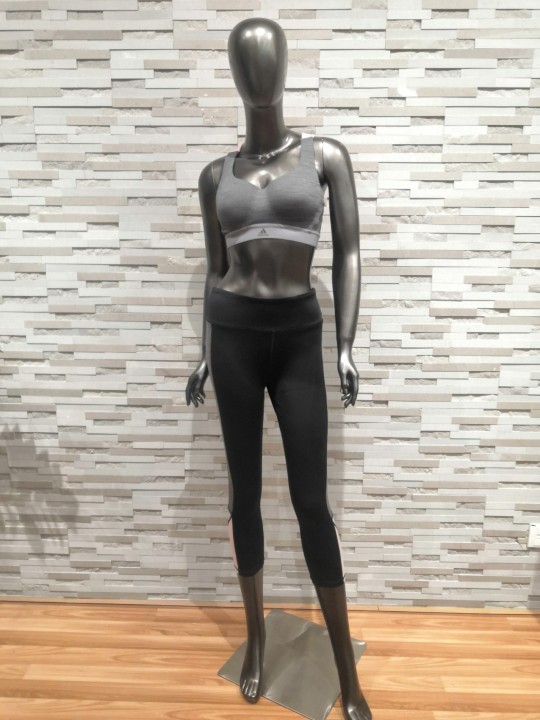 constrast side panel block color leggings