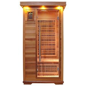 Sauna a infrarossi in carbonio per una persona con tormalina