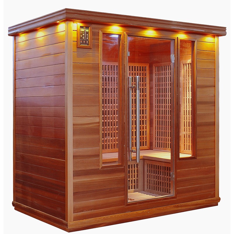Four Person Carbon Infrared Sauna With Tourmaline Stone