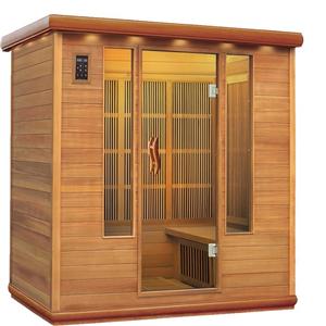 Sauna infrarroja de carbono para cuatro personas