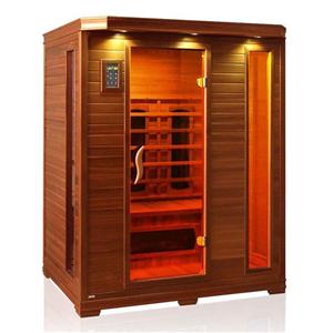 Sauna infrarouge en céramique pour trois personnes