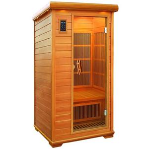 Sauna infrarroja de carbono para una persona