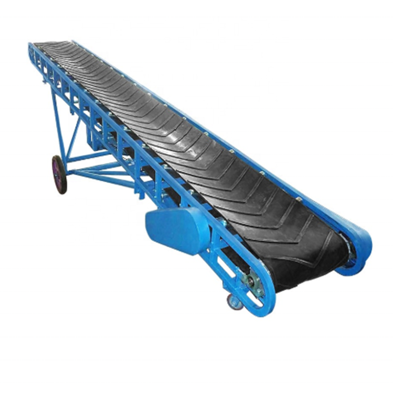 inclined belt conveyor