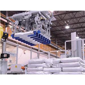 Sistema automatizado de paletização de farinha e ração ensacada