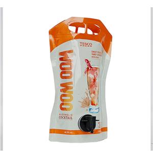Stand Up Pouch With Valve Packaging For Liquor