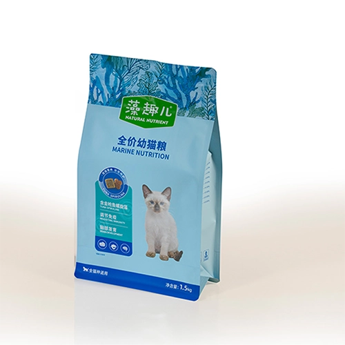 Box Pouches With Press-to-close Zipper For Pet Food