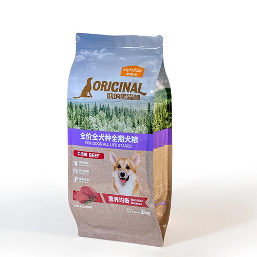 Quad Seal Bags For Cat Food Dog Food