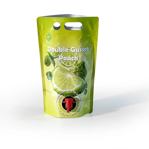 Stand Up Pouch With Valve Packaging For Liquor