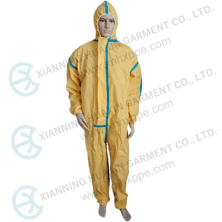 taped seam coverall for COVID-19