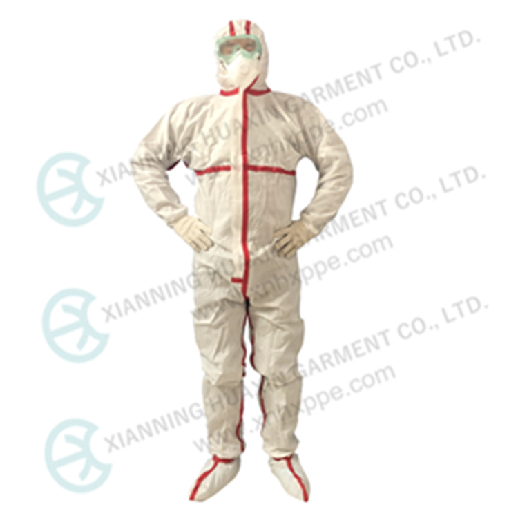 crime scene investigation clothing with heated seam tapes