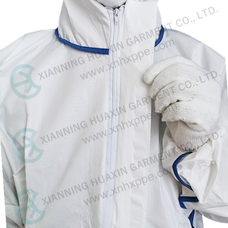 bounded seam nonwoven boiler suit 