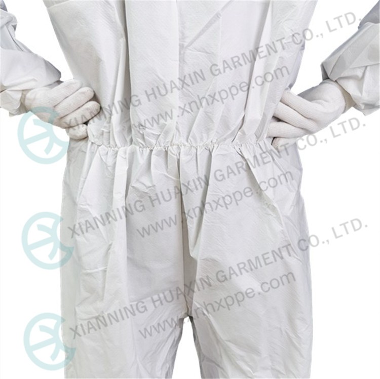 polypropylene coated microporous workwear