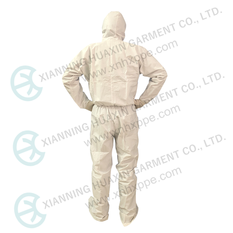 polypropylene coated microporous workwear