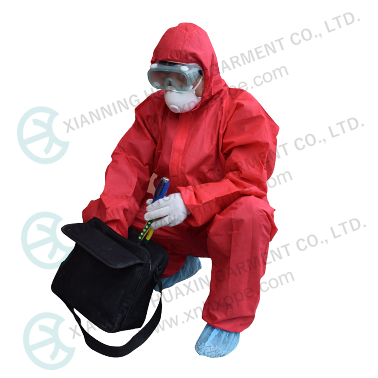 hooded zipper front sms safety wear 