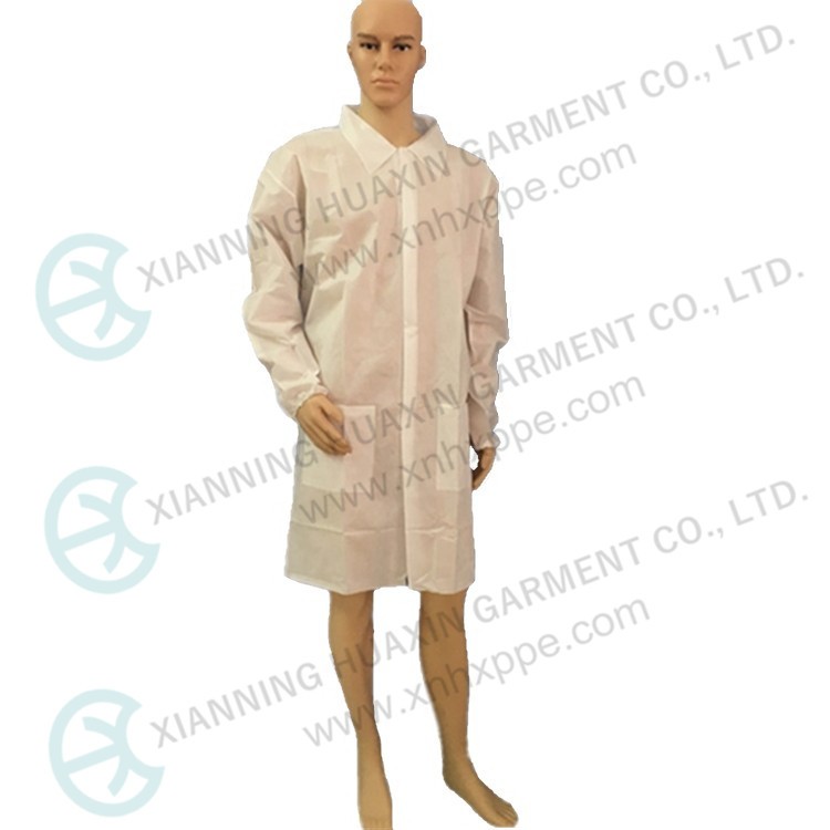 SMS Labcoats With Knitted Cuff For Medicals, Hospital, Pharmaceuticals