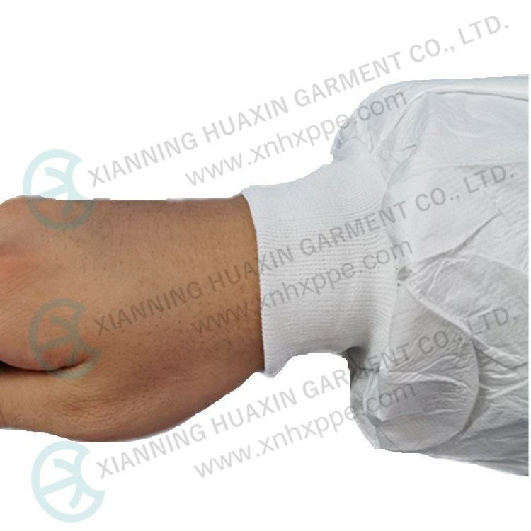 Microporous Gowns With Double Collars For Cleanroom, Lab, Pharmaceuticals Factory