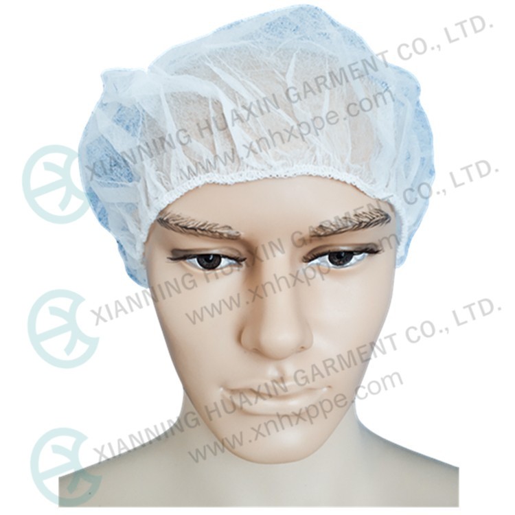 Disposable Nonwoven Safe Use Surgical Bouffant Cap Factory