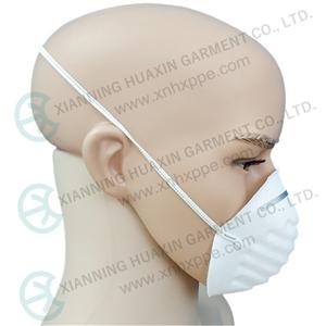 Cup-Maske aus Polypropylen mit Ohrschlaufen