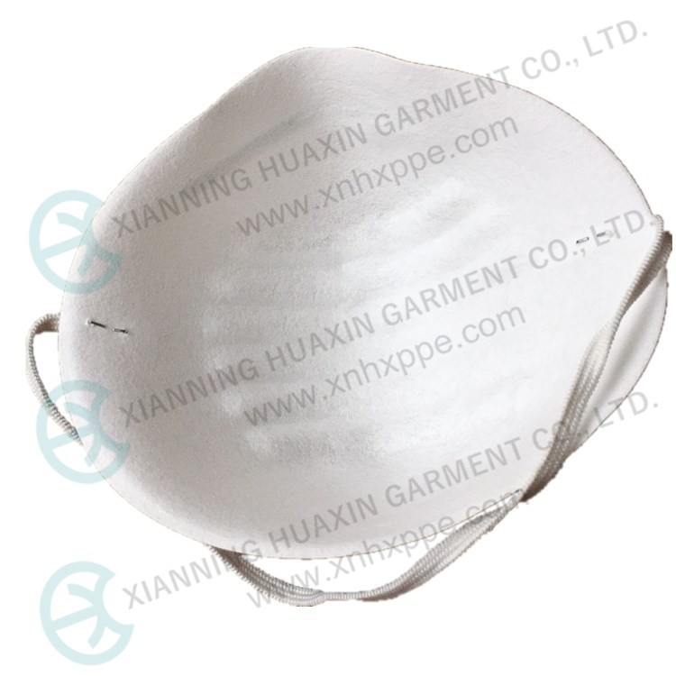 Polypropylene Cup Mask With Ear Loops Factory