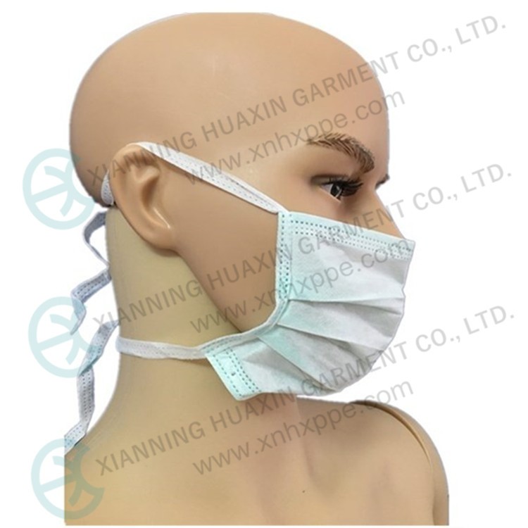 Disposable Nonwoven Face Mask 3ply With Ties