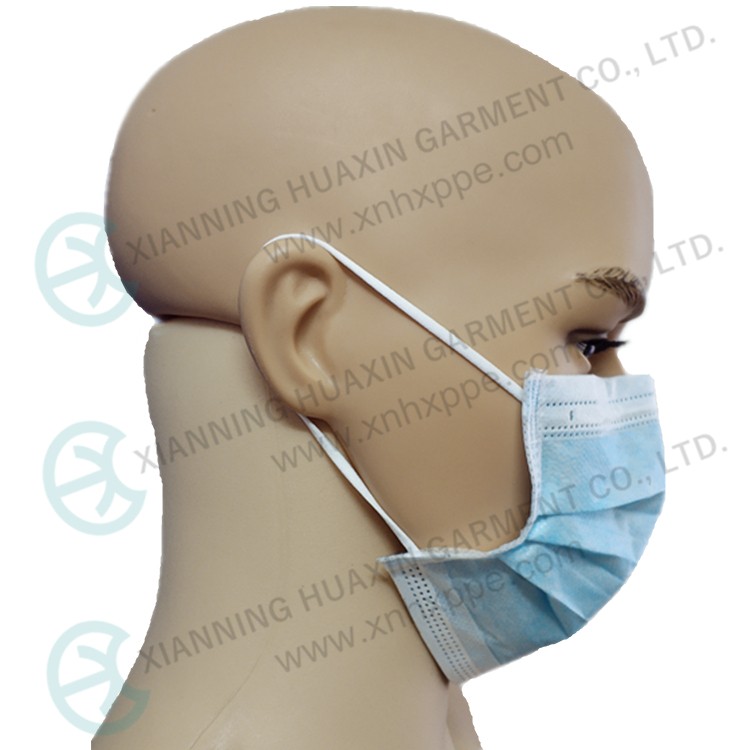 Disposable Nonwoven Face Mask 3ply With Ear Loop Factory