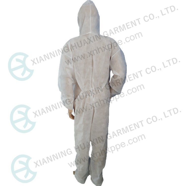 disposable nonwoven colorful sms coverall 