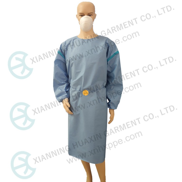 AAMI PB 70 level2 disposable PP+PE gowns Factory