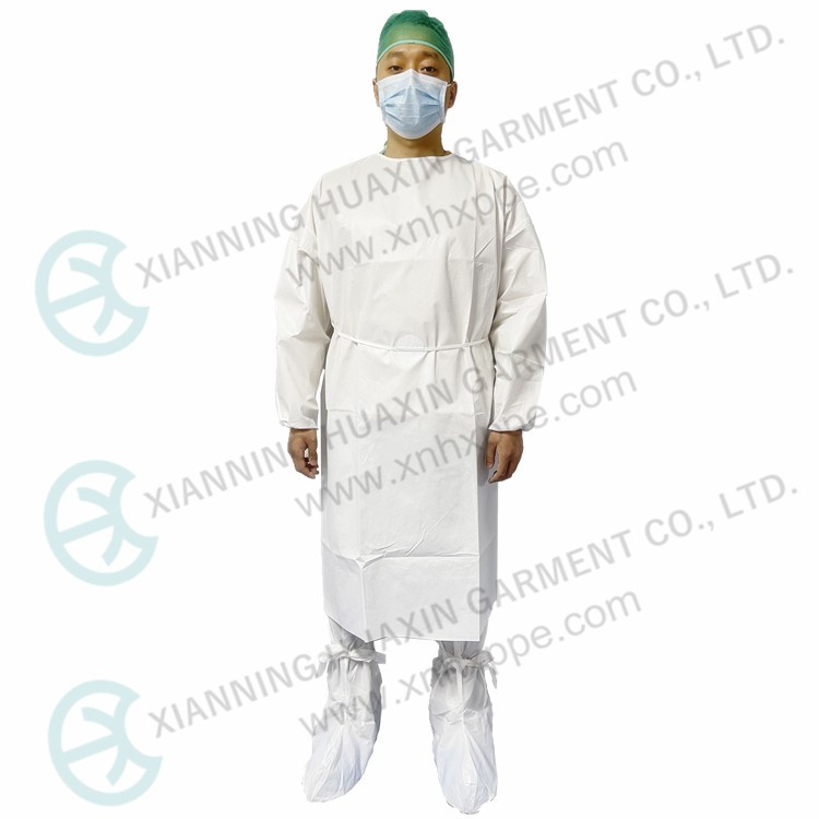 SF microporous non medical isolation gown EN14126 type6B
