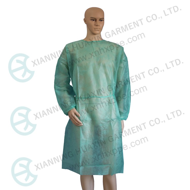 Green medical hospital doctor surgical gown Factory