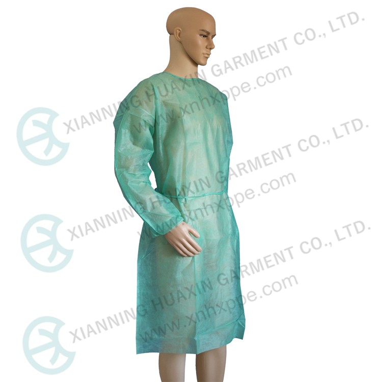 Green medical hospital doctor surgical gown Factory