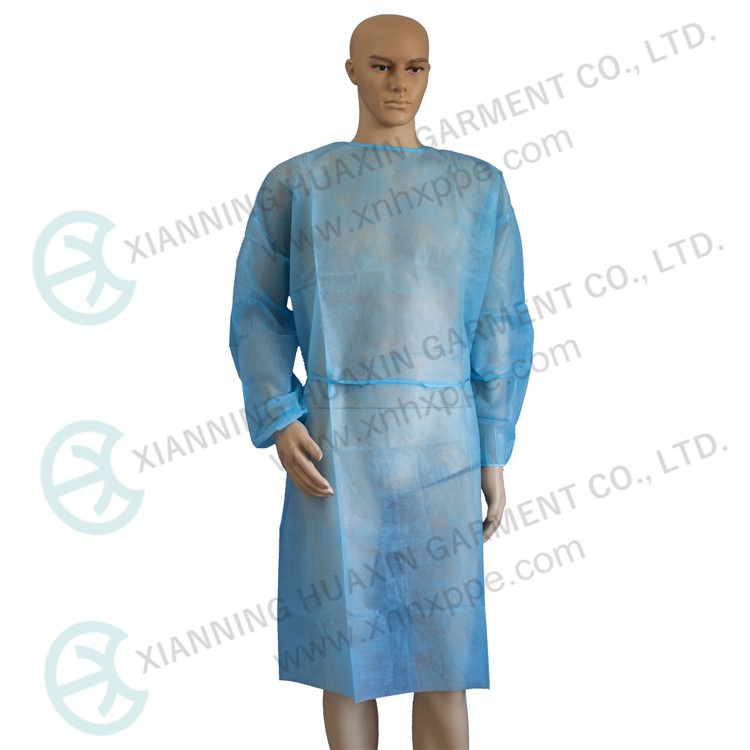 Blue medical hospital doctor surgical gown Factory